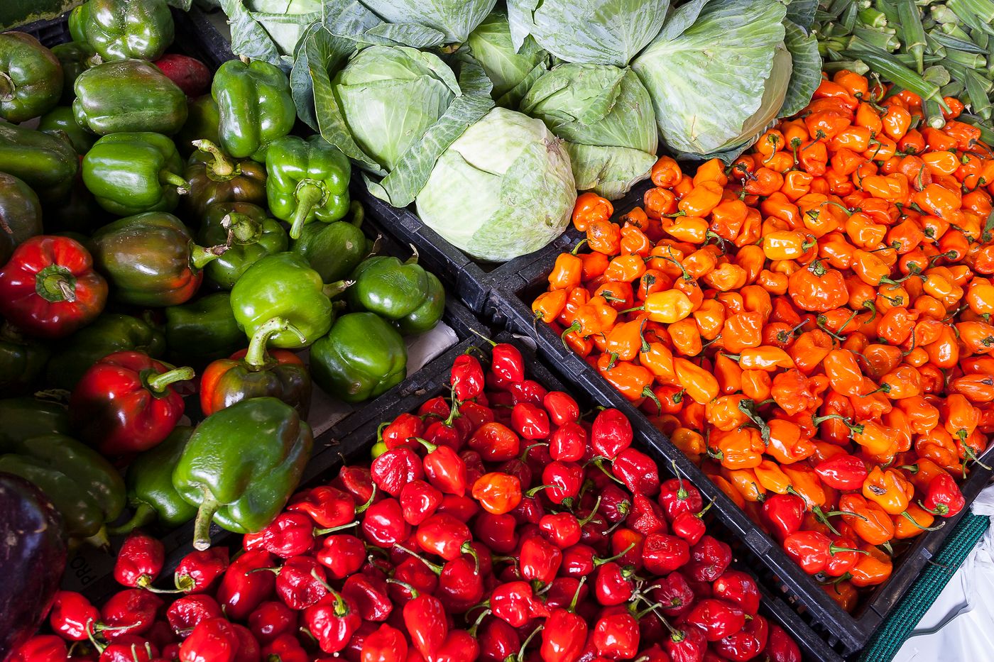 Imported, local farm and market fresh.